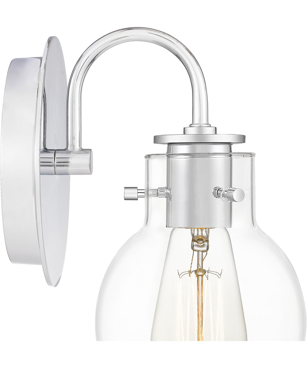 Andrews Small 1-light Wall Sconce Polished Chrome