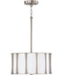 Bodie 3-Light Semi-Flush Brushed Nickel