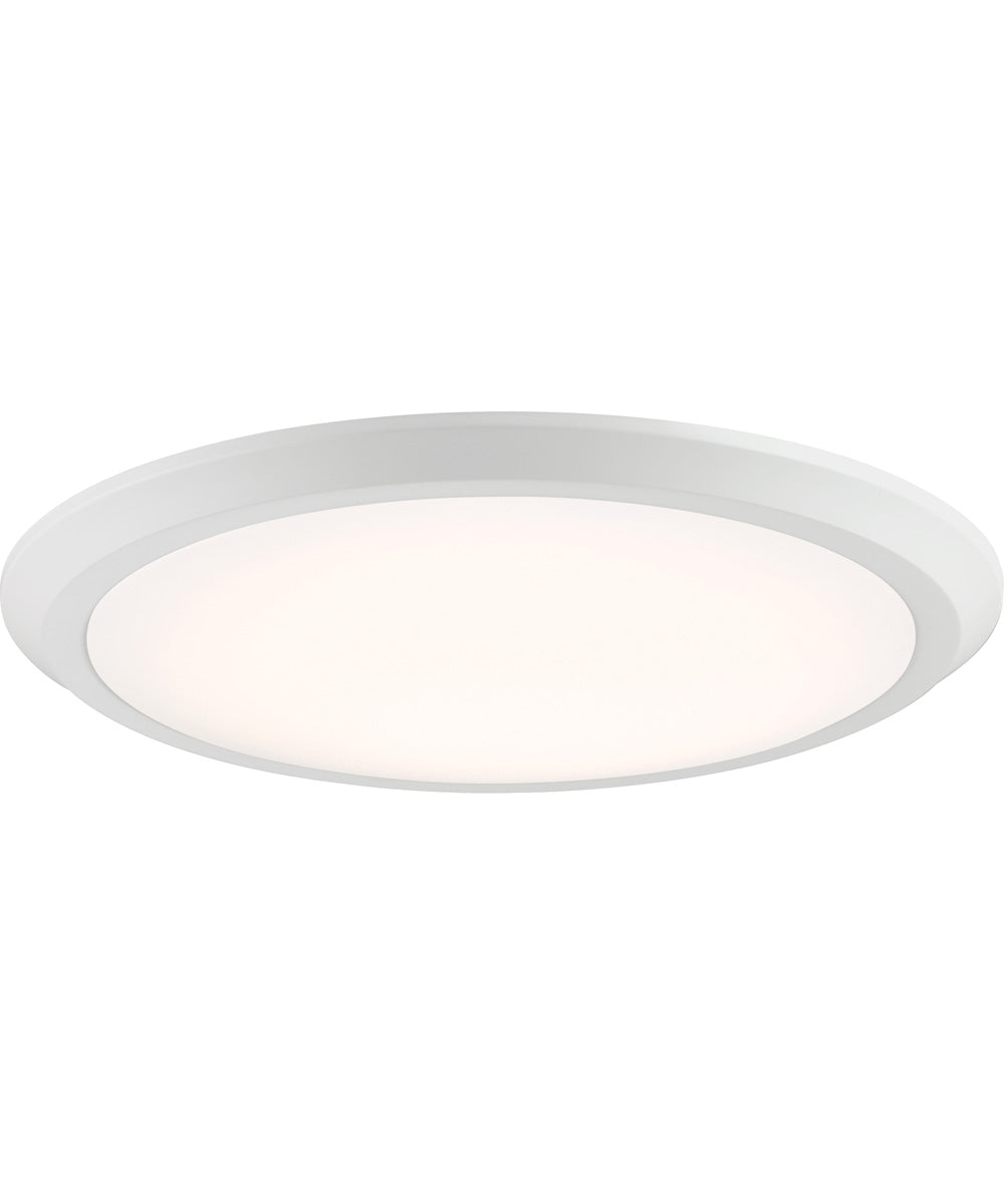 Verge  Flush Mount White Lustre