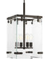 Glayse 4-Light Pendant Antique Bronze