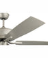 52" Outdoor Pro Plus 119 Pan Light Kit 1-Light Indoor/Outdoor Ceiling Fan Painted Nickel