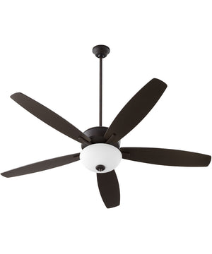 60" Breeze 2-light Ceiling Fan Oiled Bronze