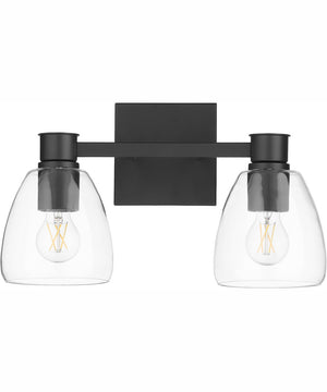 Relo 2-light Bath Vanity Light Matte Black