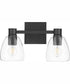 Relo 2-light Bath Vanity Light Matte Black