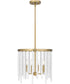 Apelle Large 4-light Pendant Aged Brass