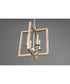 Turnbury 4-Light Coastal Chandelier Light Galvanized Finish