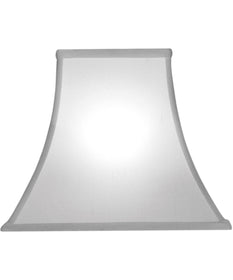 5x15x12 Off White Silk Shantung Square Bell Hardback Lampshade