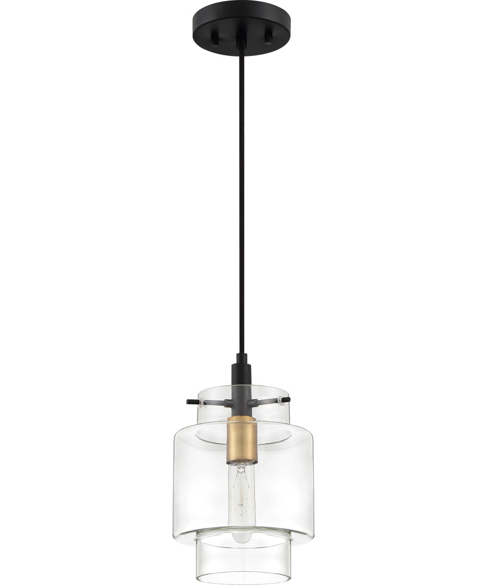 Naomi Small 1-light Mini Pendant Earth Black