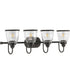 Saluda 4-Light Bath & Vanity Antique Bronze