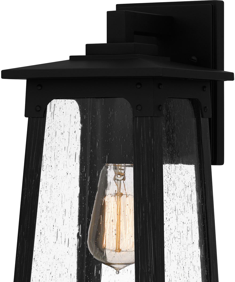 Drescher Medium 1-light Outdoor Wall Light  Coastal Armour Aluminum Matte Black