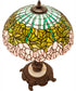23" Wide Tiffany Cabbage Rose Table Lamp