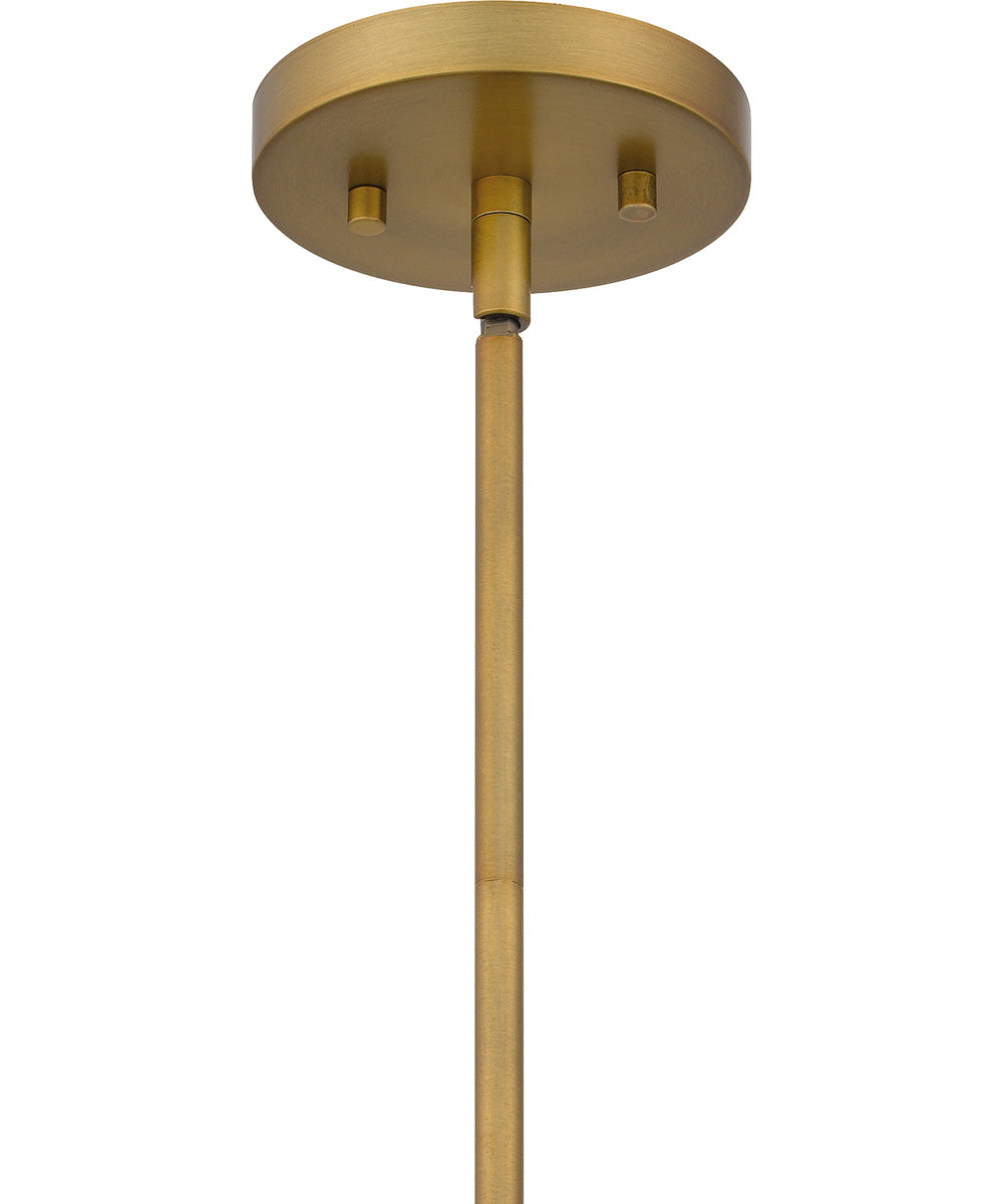 Quoizel Piccolo Pendant Small 1-light Mini Pendant Aged Brass