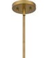 Quoizel Piccolo Pendant Small 1-light Mini Pendant Aged Brass