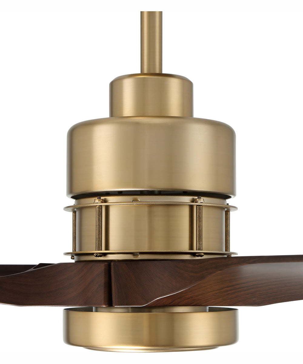 60" Sonnet 1-Light Ceiling Fan Satin Brass