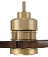 60" Sonnet 1-Light Ceiling Fan Satin Brass