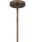 Cross 6-light Chandelier Statuary Bronze