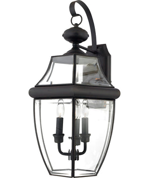 Newbury Large 3-light Outdoor Wall Light Medici Bronze