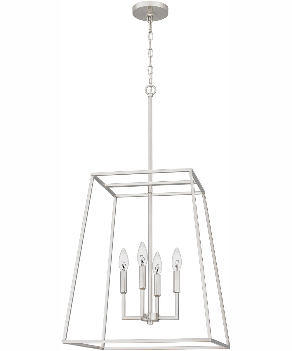 Prescott Large 4-light Pendant Brushed Nickel