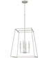 Prescott Large 4-light Pendant Brushed Nickel