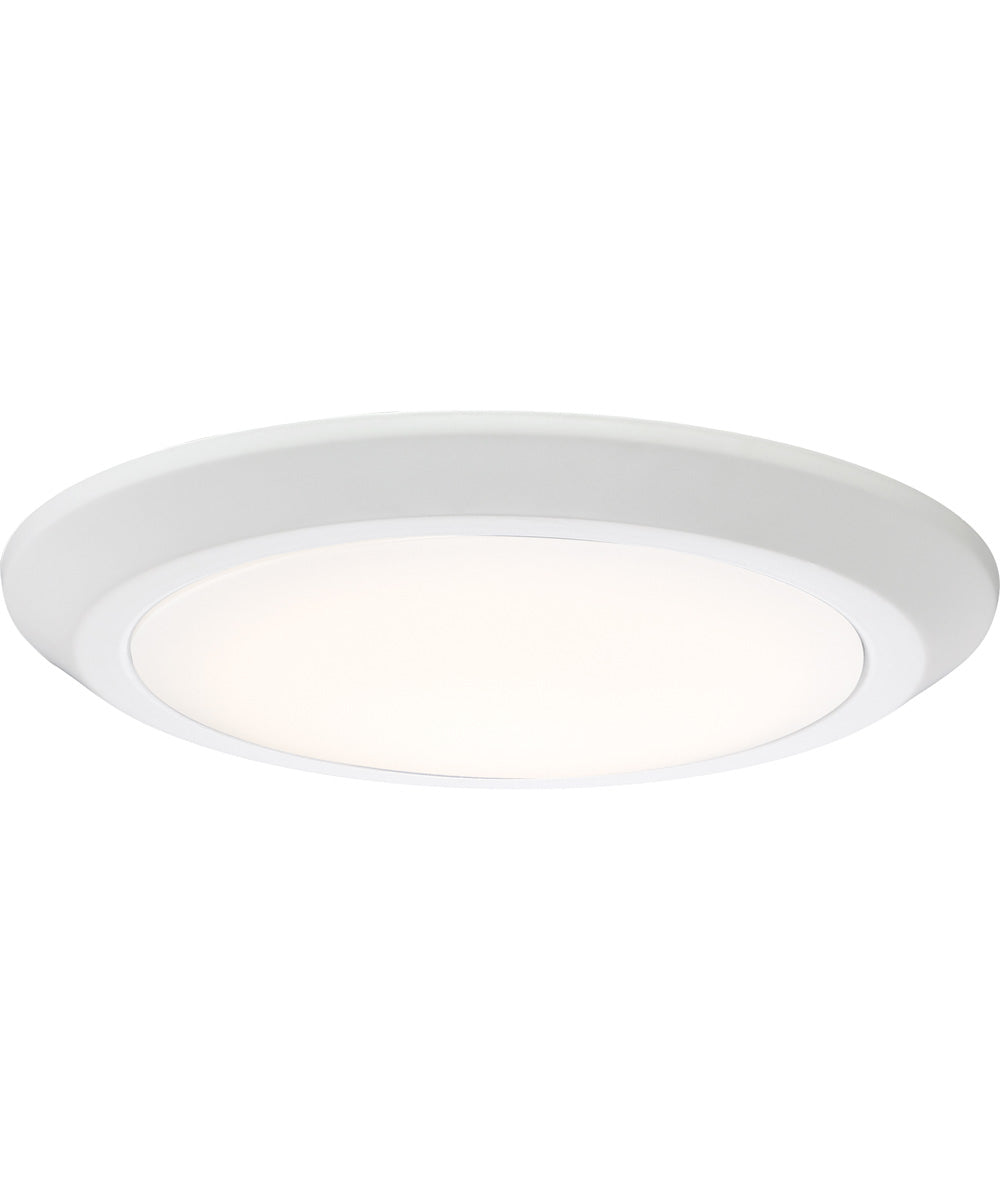 Verge  Flush Mount White Lustre