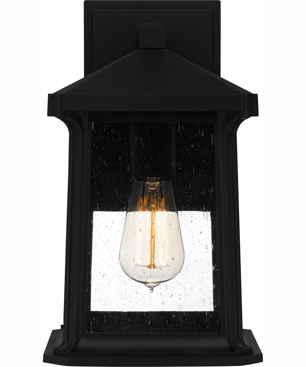 Satterfield Medium 1-light Outdoor Wall Light  Coastal Armour Matte Black