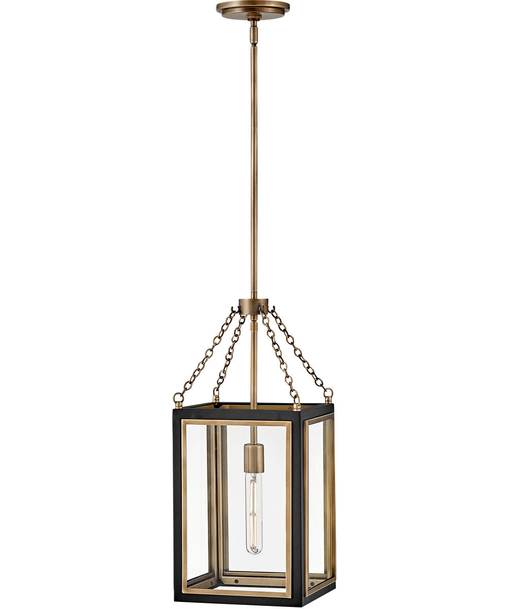 Shaw 1-Light Small Pendant in Black
