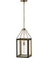 Shaw 1-Light Small Pendant in Black