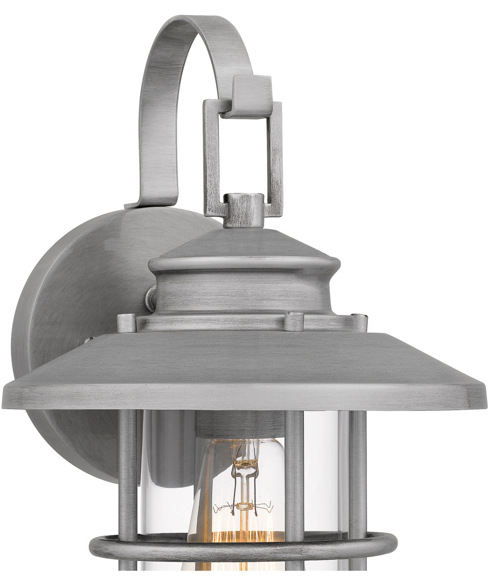 Lombard Small 1-light Outdoor Wall Light  Coastal Armour Aluminum Antique Brushed Aluminum