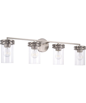 Fuller 4-Light Vanity Brushed Nickel