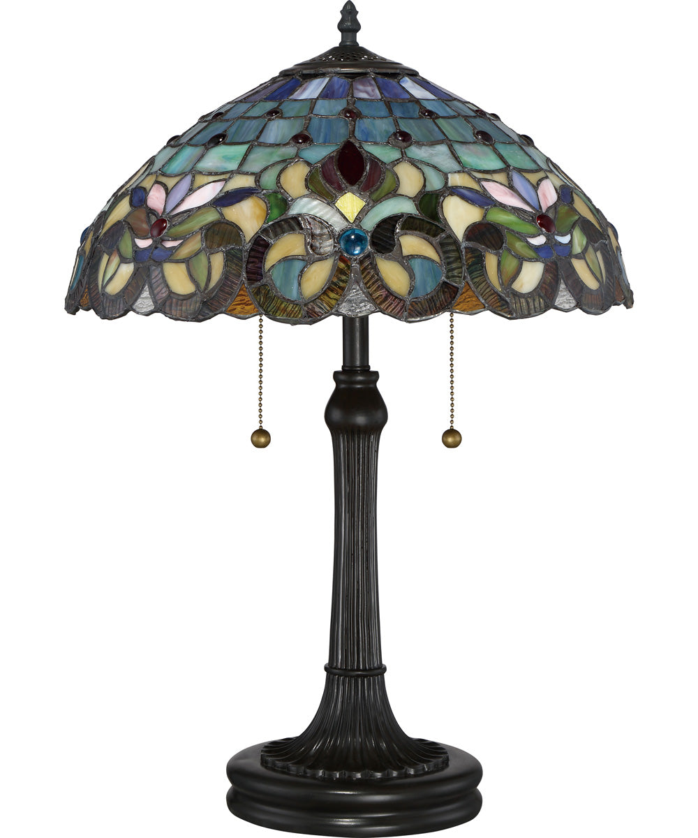 Lyric Small 2-light Table Lamp Vintage Bronze