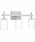 Wilburn Large 3-light Bath Light Brushed Nickel