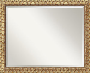 26"H x 32"W Florentine Gold Mirror Large Framed Mirror