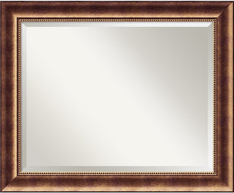 28"H x 34"W Manhattan Mirror Large Framed Mirror