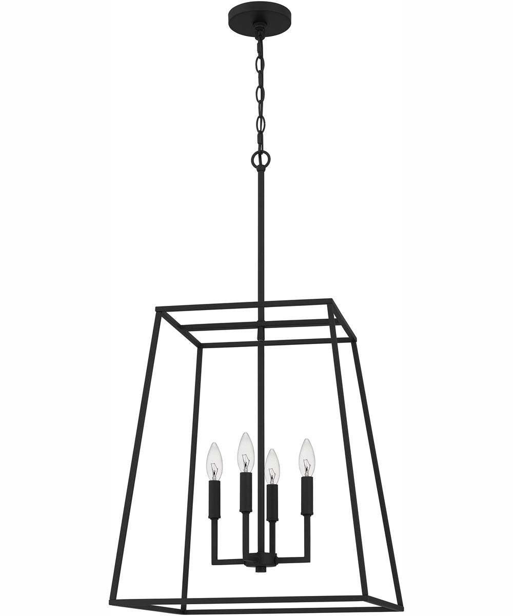 Prescott Large 4-light Pendant Matte Black