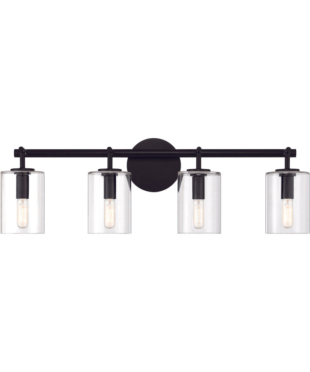 Hailie 4-Light Vanity Flat Black