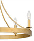 Aspyn 5-light Chandelier Light Gold
