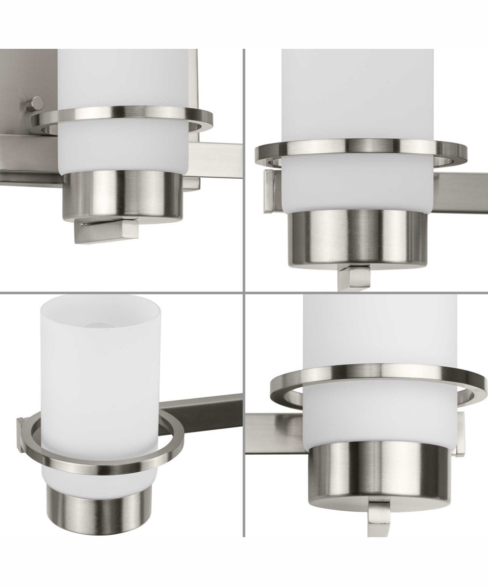 Reiss 3-Light Modern Farmhouse Vanity Light Brushed Nickel