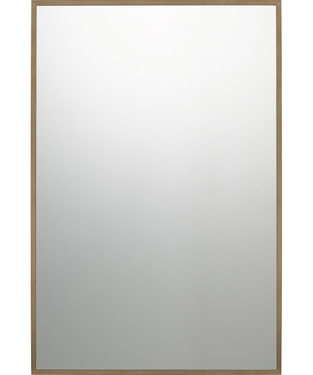 Lockport Large Mirror Antique Brass