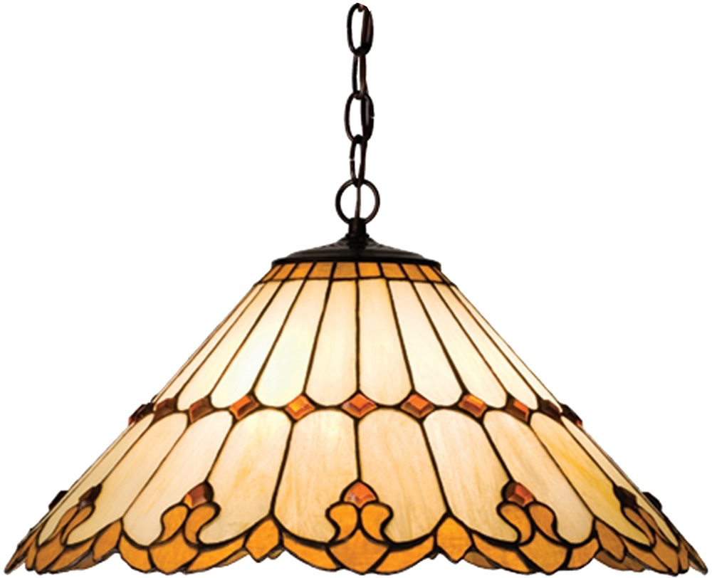 20"W Nouveau Cone Pendant