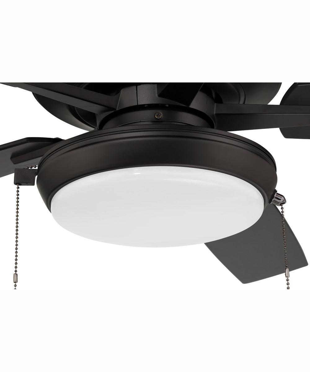 60" Outdoor Super Pro 119 1-Light Indoor/Outdoor Ceiling Fan Flat Black
