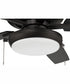 60" Outdoor Super Pro 119 1-Light Indoor/Outdoor Ceiling Fan Flat Black