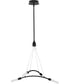 Kylo LED 4-Light Frosted Acrylic Modern Style Chandelier Light Matte Black