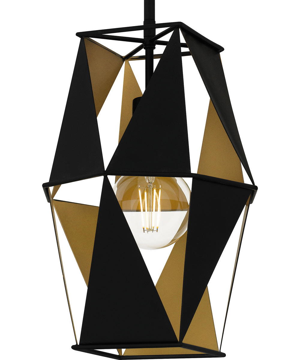 Quoizel Piccolo Pendant 1-light Mini Pendant Matte Black