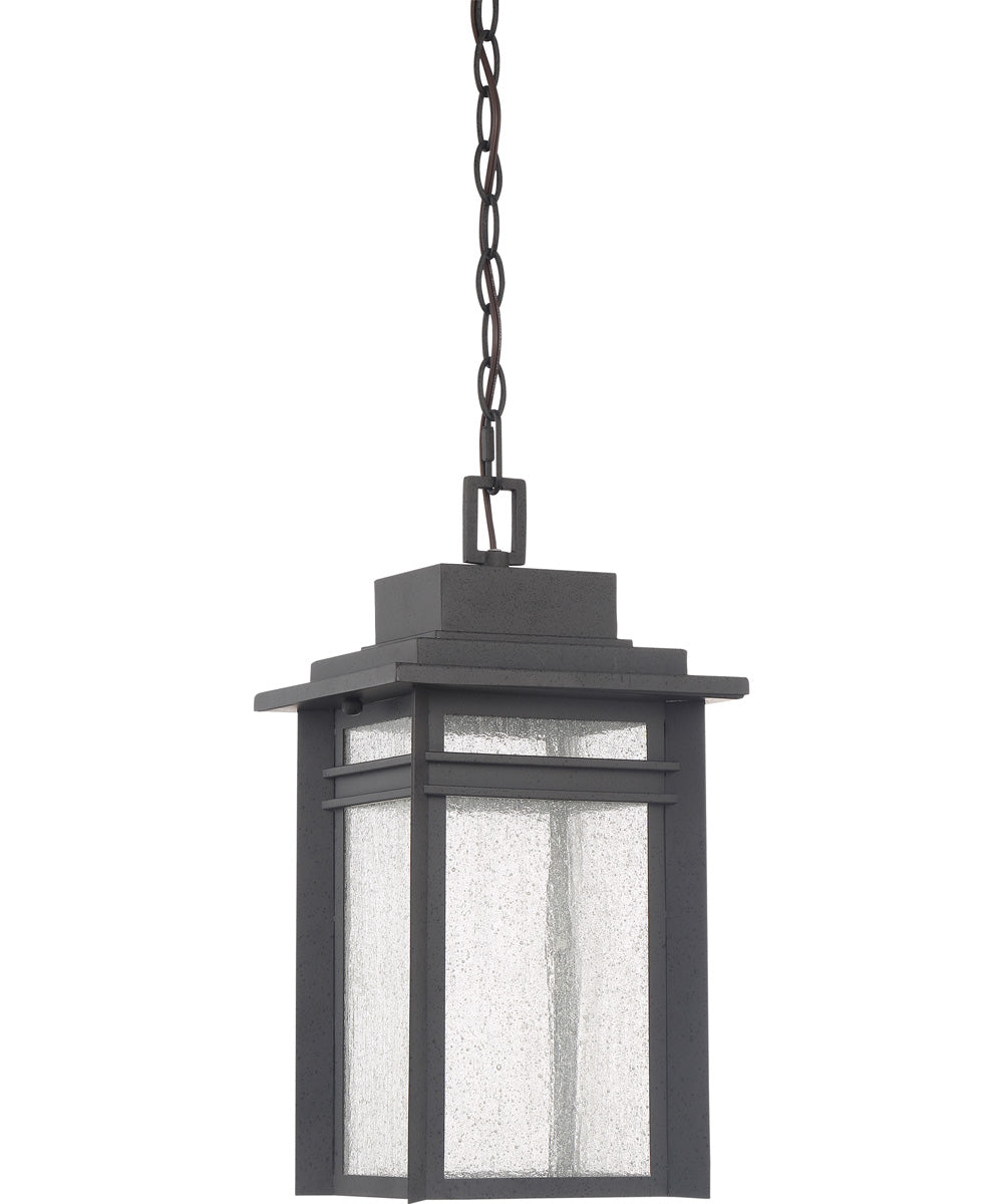 Beacon Large Outdoor Pendant Light Stone Black