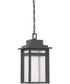 Beacon Large Outdoor Pendant Light Stone Black
