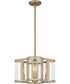 Quoizel Pendant Large 4-light Pendant Bronze Gold