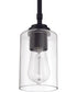 Stowe 1-Light Mini Pendant Flat Black