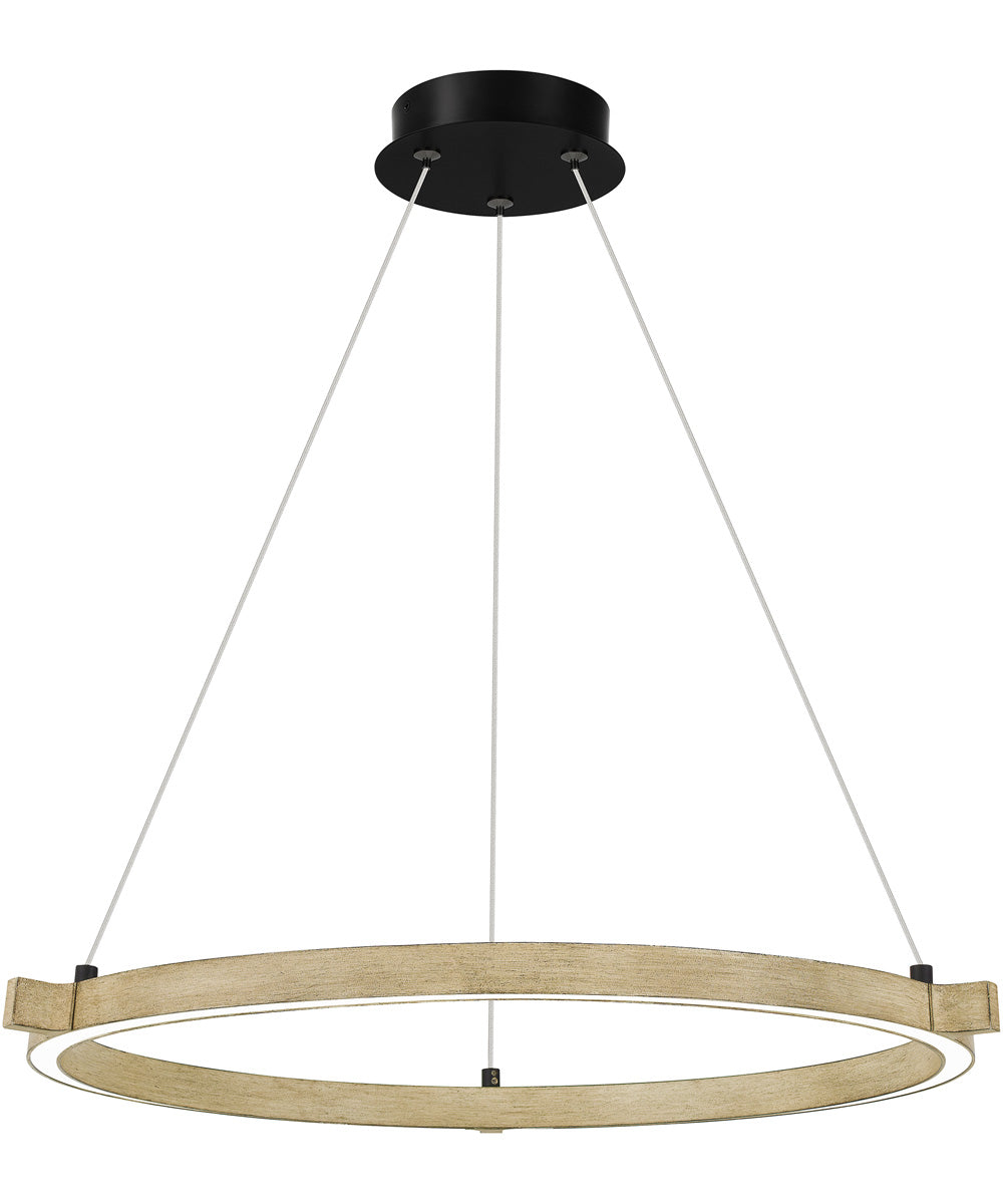 Soma  Pendant Whitewashed Walnut