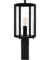 Hazel Large 1-light Outdoor Post Light  Coastal Armour Aluminum Earth Black