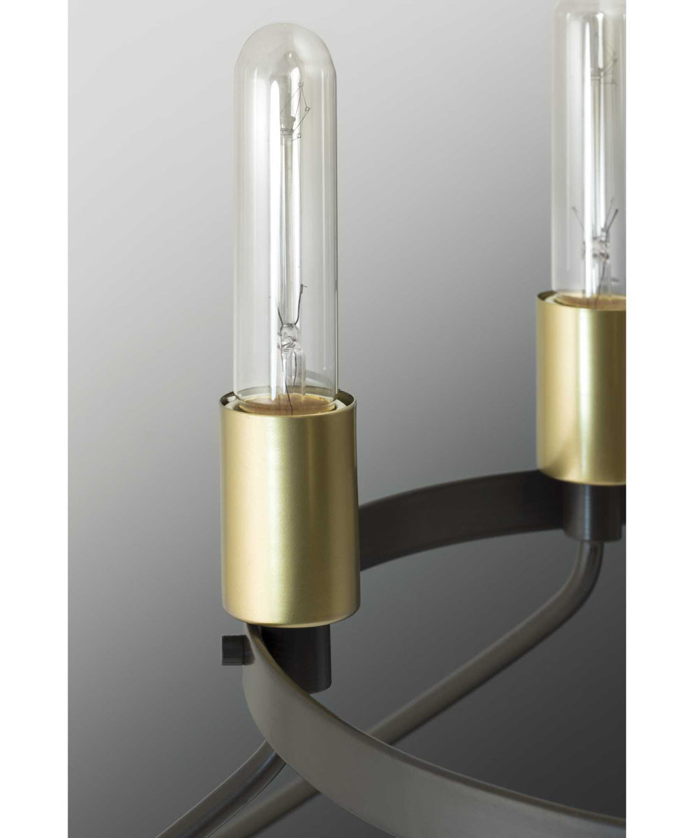 Hangar 5-Light Farmhouse Chandelier Light Antique Bronze